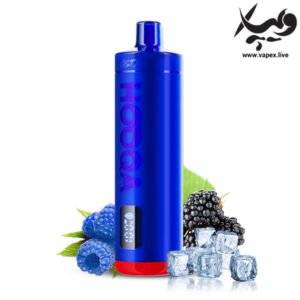 ویپ یکبار مصرف نستی هوکا ۱۵۰۰۰ پاف بلوبری تمشک یخی Hooqa Blue Razz Ice