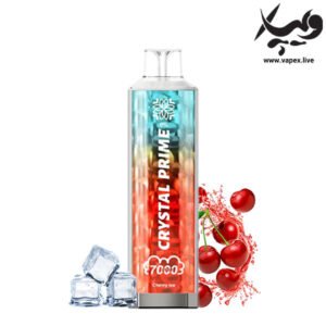 پاد یکبار مصرف کریستال پرایم ۷۰۰۰ پاف گیلاس یخی Crystal Prime Cherry Ice