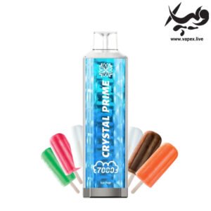 پاد یکبار مصرف کریستال پرایم ۷۰۰۰ پاف آبنبات یخی Crystal Prime Ice Pop