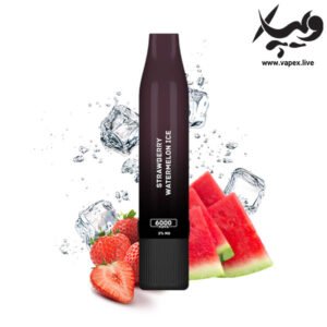 پاد یکبار مصرف اکسترا دی پی اس ۶۰۰۰ پاف توت فرنگی هندوانه یخ DPS Strawberry Watermelon Ice