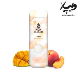 کارتریج قلیان ویپی اکسترا لیال ۹۹۰۰ پاف هلو انبه Layal Peach Mango