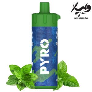 ویپ یکبار مصرف اکسترا پایرو ۱۲۰۰۰ پاف نعنا Pyro Mint