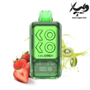 پاد یکبار مصرف کالیبرن بار اس ۱۶۰۰۰ پاف توت‌فرنگی و کیوی Caliburn Bar Strawberry Kiwi