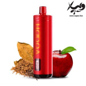 ویپ یکبار مصرف نستی هوکا ۱۵۰۰۰ پاف تنباکو سیب Hooqa Tobacco Apple