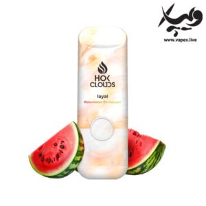 کارتریج قلیان ویپی اکسترا لیال ۹۹۰۰ پاف هندوانه طالبی Layal Watermelon Cantaloupe