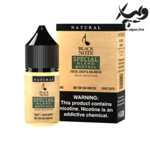 سالت اسپشال بلند منتول بلک نوت Black Note Special Blend Menthol - اختصاصی در ویپ ایکس