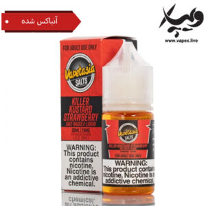سالت کیلر کاستارد توت فرنگی ویپتاسیا آنباکس شده Vapetasia Killer Kustard Strawberry Unboxed