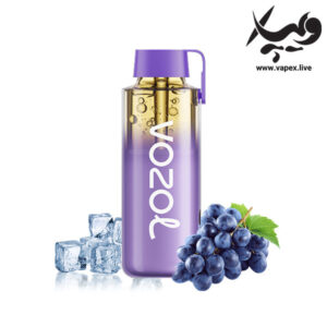 پاد یکبار مصرف وزول نئون پرو ۱۲۰۰۰ پاف انگور یخ Vozol Neon Pro Grape Ice