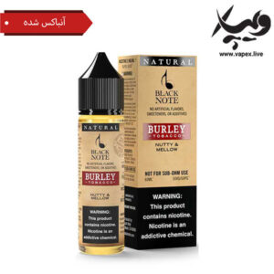 جویس بلک نوت برلی ۳ میلی‌گرم آنباکس شده Black Note Burley 3mg Unboxed