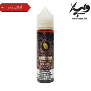 جویس گلد لیف امریکانو ۶۰ میل آنباکس شده Gold Leaf Americano 60ML Unboxed
