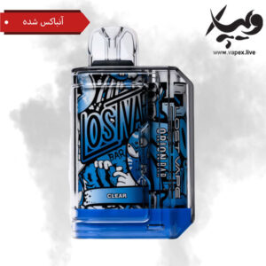 پاد یکبار مصرف لاست ویپ اوریون بار ۷۵۰۰ طعم کلیر آنباکس شده Lost Vape Orion Bar 7500 Clear Unboxed