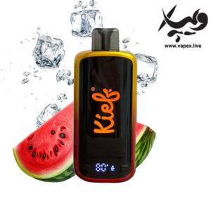پاد یکبار مصرف کیف اکسترا ۳۰۰۰۰ پاف هندوانه پاستیلی یخ Kief 30K Lush Ice