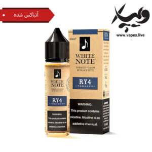 جویس رای فور بلک نوت آنباکس شده Black Note RY4 Unboxed 60ML