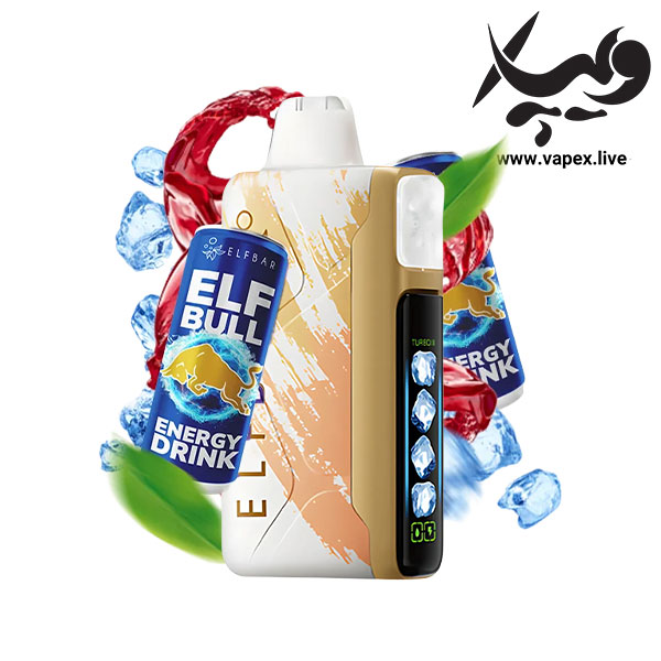 پاد یکبار مصرف الف بار آیس کینگ ۳۰۰۰۰ پاف انرژیزا ELF BAR Ice King 30000 Puffs Energy Drink