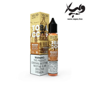سالت ویگاد تنباکو تافی کره‌ای VGOD Dry Tobacco+ Belgian Butterscotch Tobacco