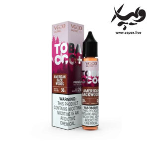 سالت ویگاد تنباکو آمریکایی VGOD Tobacco+ American Backwoods Tobacco