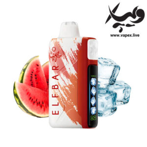 پاد یکبار مصرف الف بار آیس کینگ ۳۰۰۰۰ پاف هندوانه یخ ELF BAR Ice King 30000 Puffs Watermelon Ice