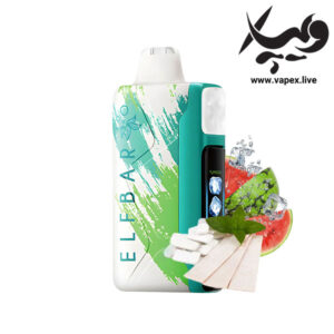 پاد یکبار مصرف الف بار آیس کینگ ۳۰۰۰۰ پاف آدامس هندوانه ELF BAR Ice King 30000 Puffs Watermelon Bubblegum