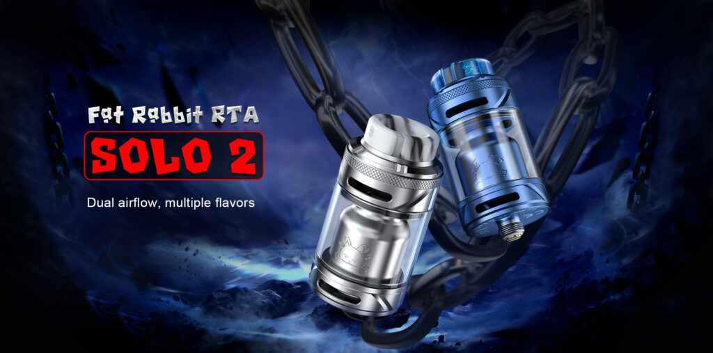 اتومایزر فت ربیت سولو ۲ آر تی ای – Hell Vape Fat Rabbit Solo 2 RTA