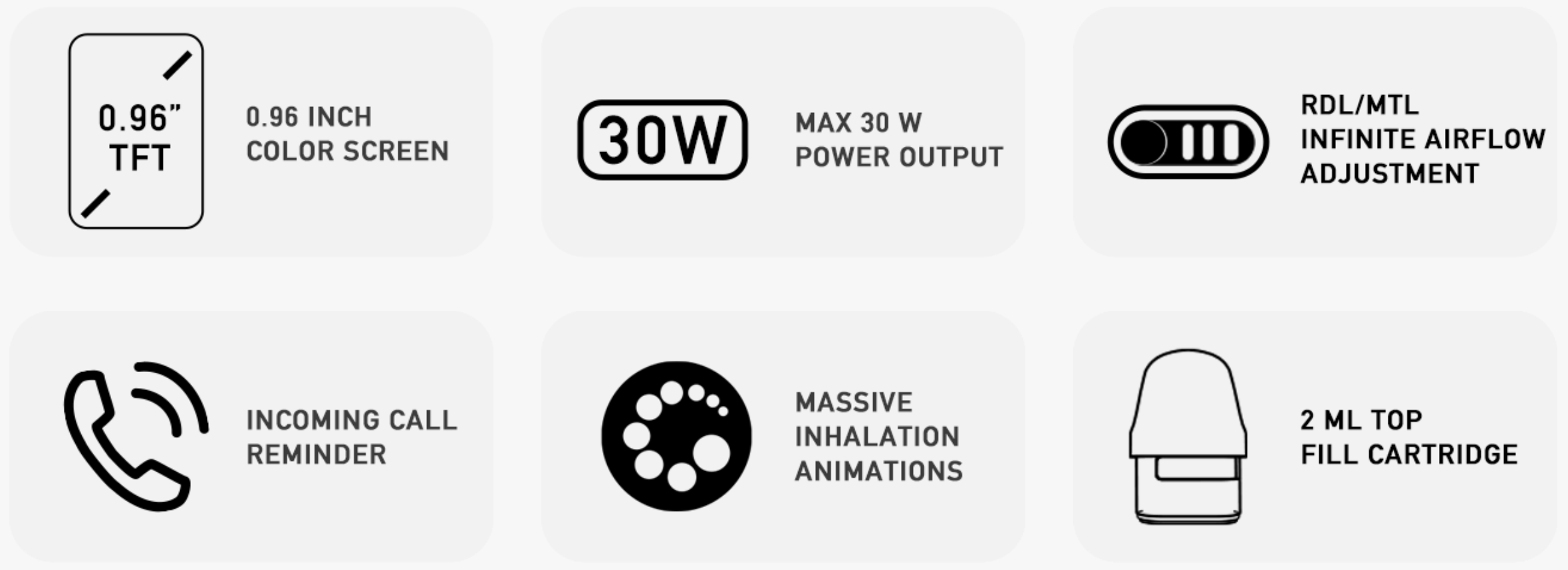 مشخصات فنی پاد پاوا هوریز پرو با ویپ ایکس